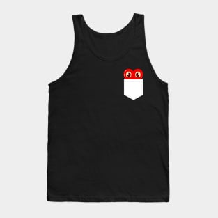 Mr Valentine - 3 Cute Heart in Pocket Tank Top